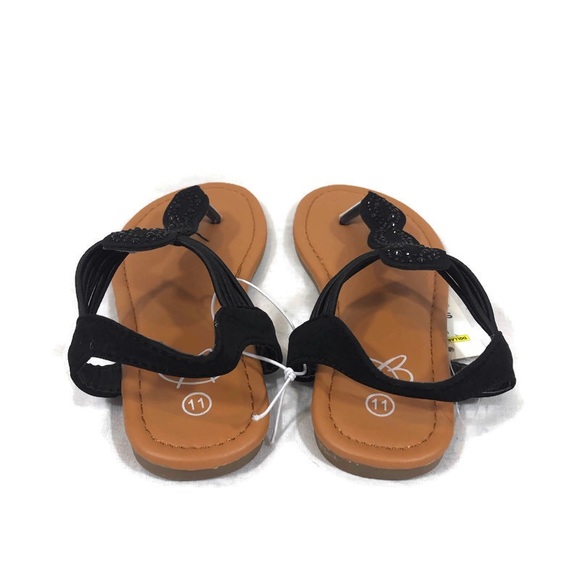 Brand new Girls Black Bobbie Brooks Sandals - Picture 5 of 8